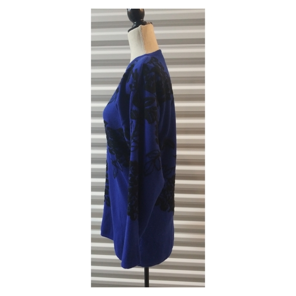 Vintage Nilani Sweater Medium Blue Taiwan 🇹🇼 - Picture 3 of 8
